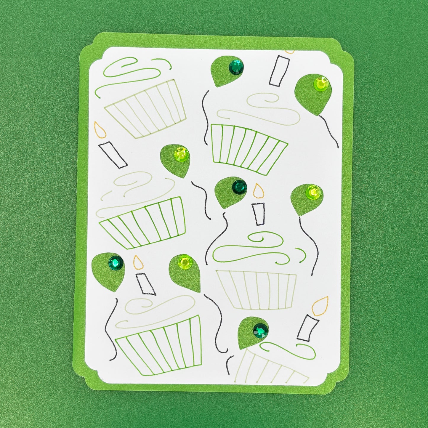 Cupcake Birthday Cards (4 Pack)