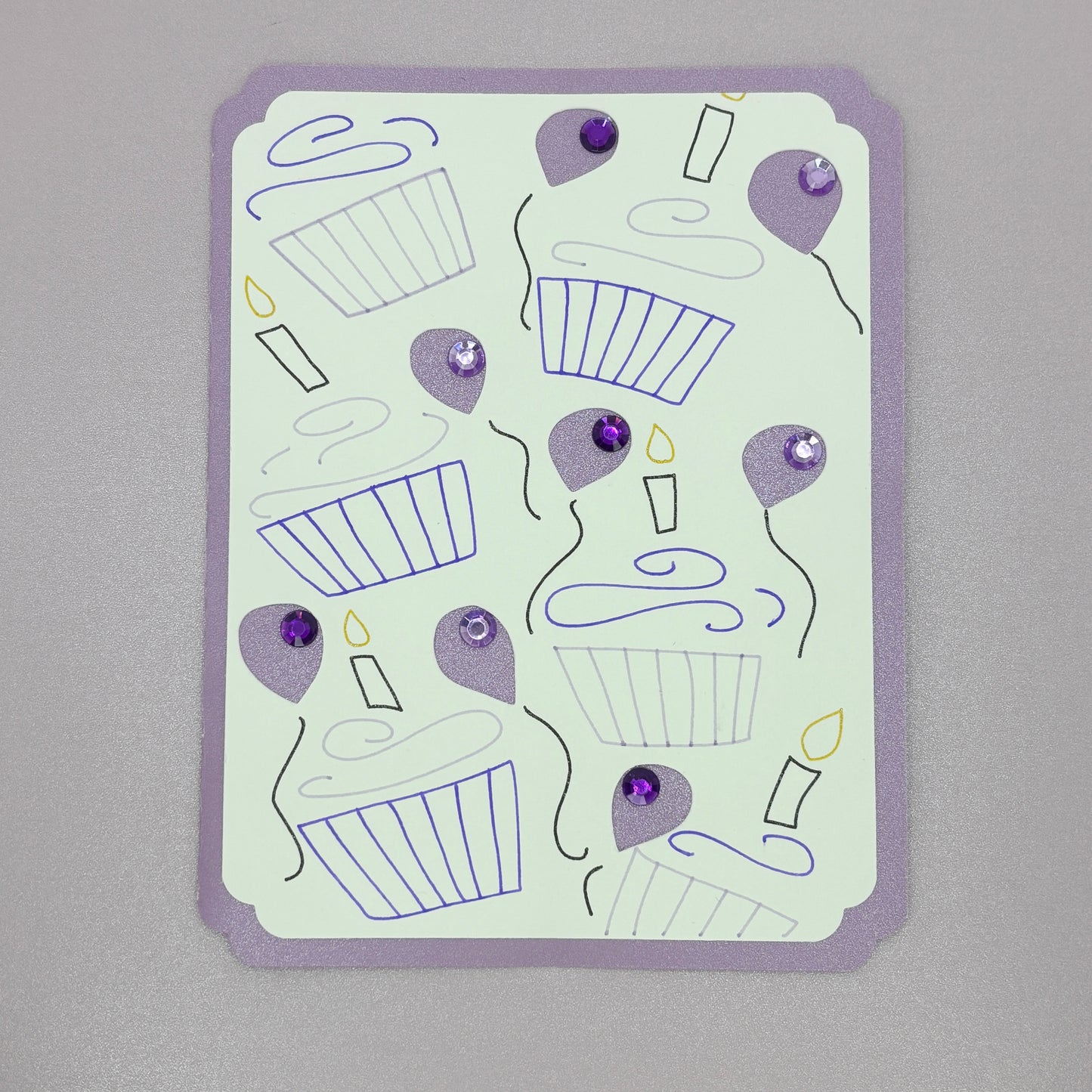 Cupcake Birthday Cards (4 Pack)