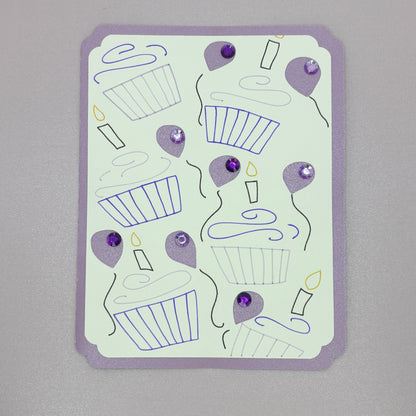 Cupcake Birthday Cards (4 Pack)