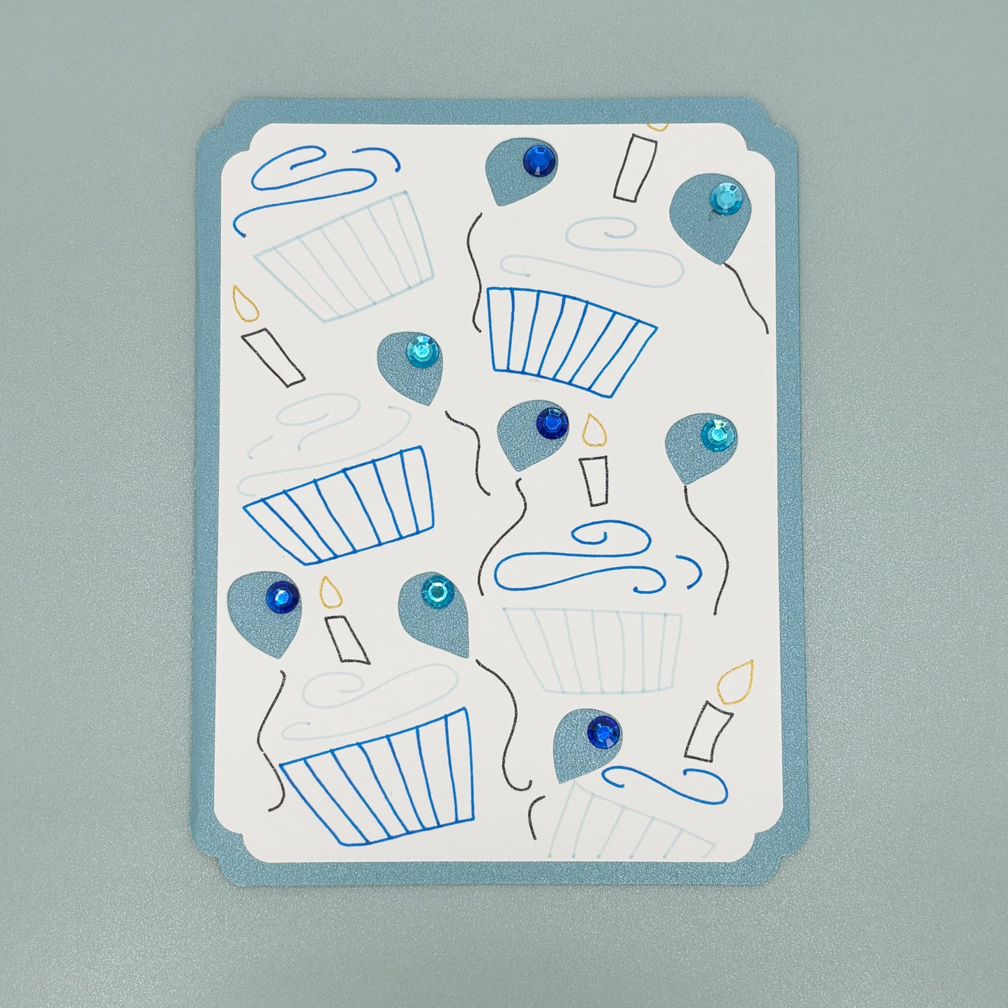 Cupcake Birthday Cards (4 Pack)