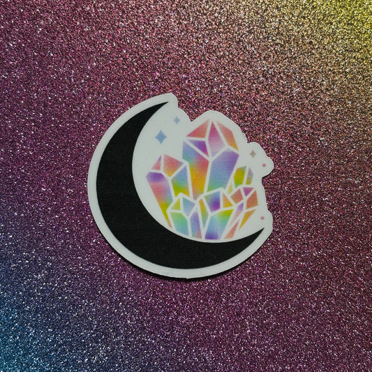 Moon & Rainbow Crystal