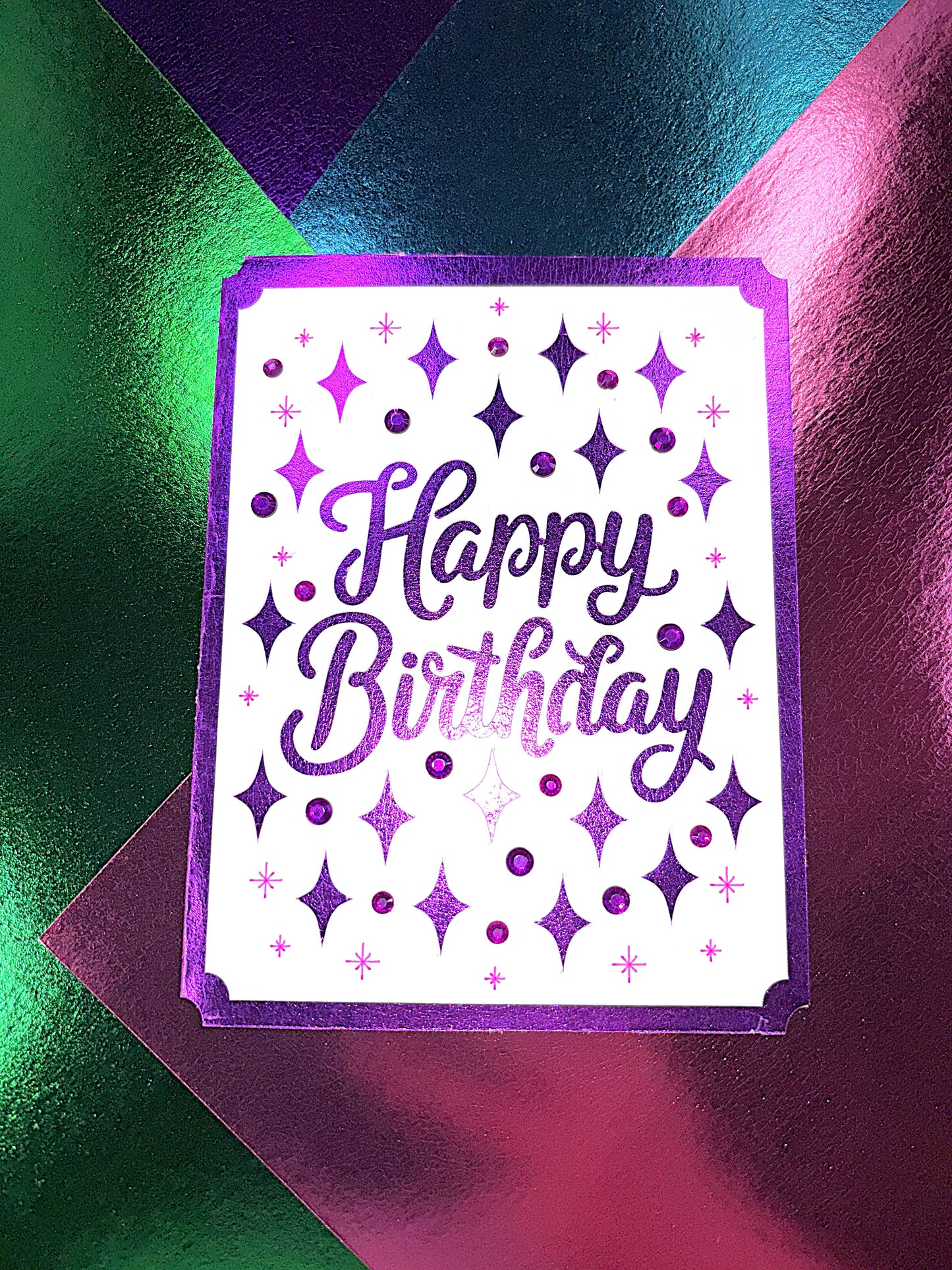 Sparkle Glam Birthday Cards (4Pack)