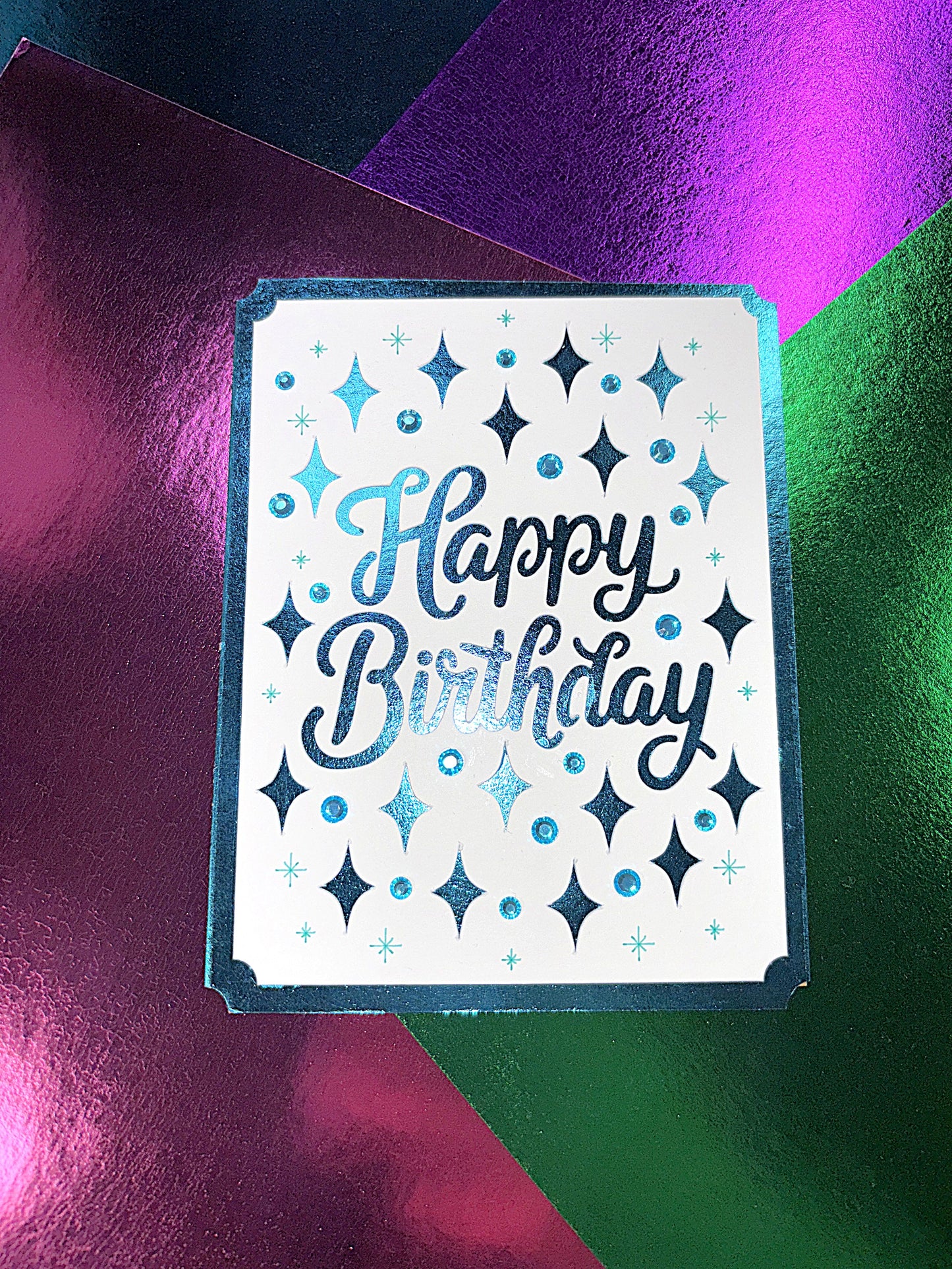 Sparkle Glam Birthday Cards (4Pack)