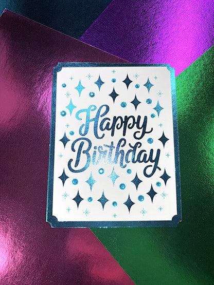 Sparkle Glam Birthday Cards (4Pack)