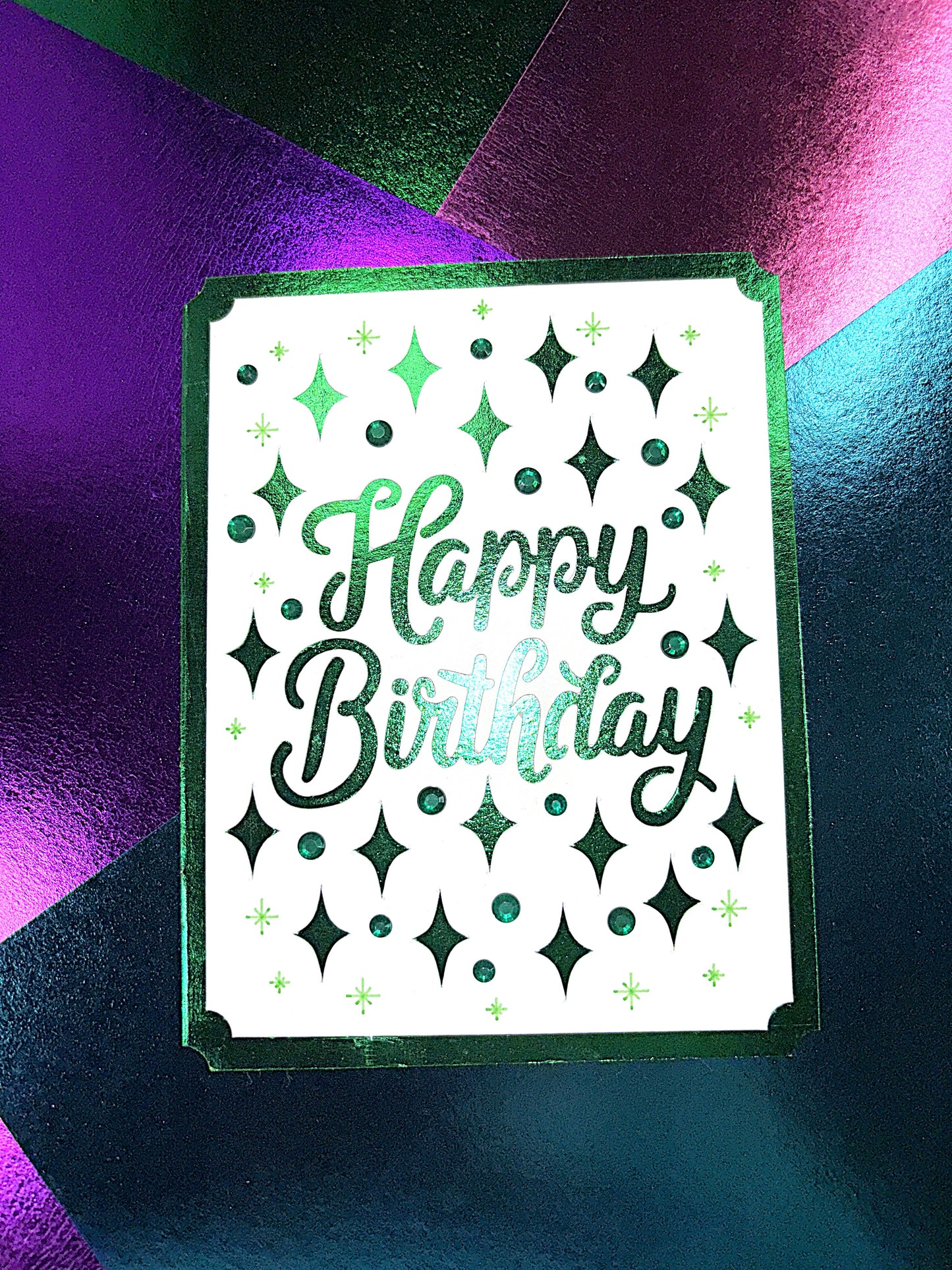 Sparkle Glam Birthday Cards (4Pack)