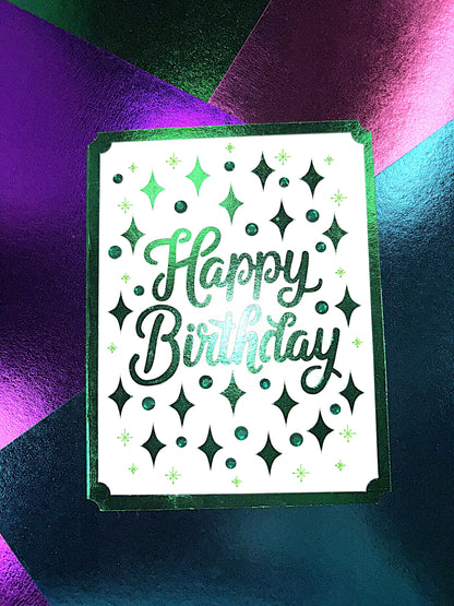 Sparkle Glam Birthday Cards (4Pack)